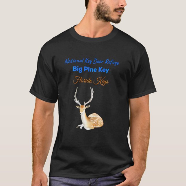 Camiseta National Key Deer Refge Big Pine Key Florida Keys (Frente)