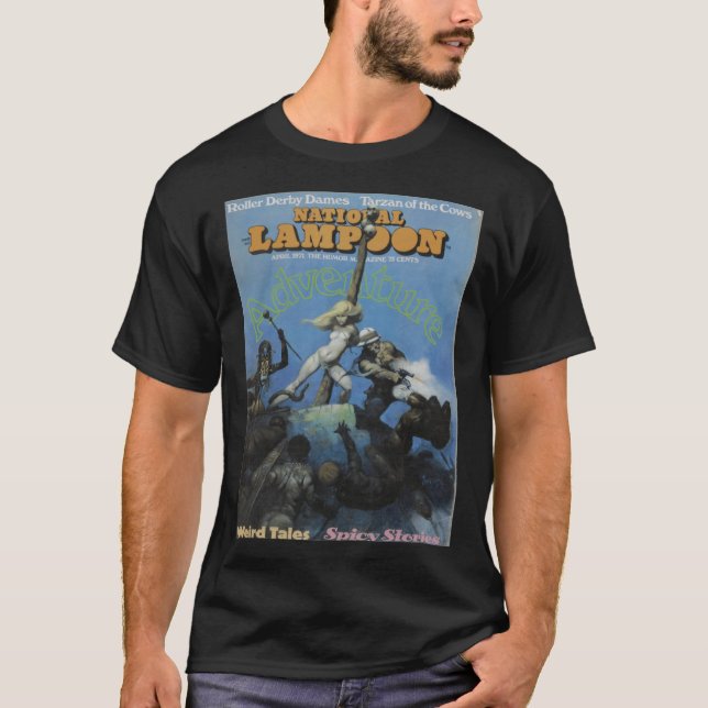 Camiseta National Lampoon Adventure Cover funny (Frente)