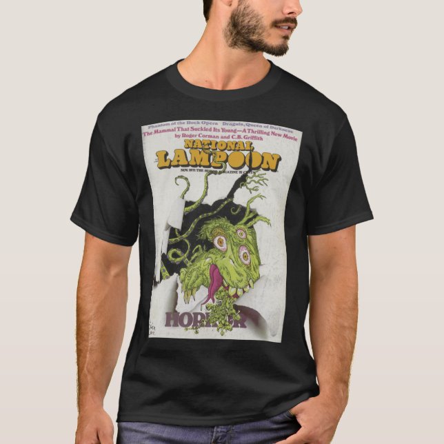 Camiseta National Lampoon Horror Cover funny (Frente)