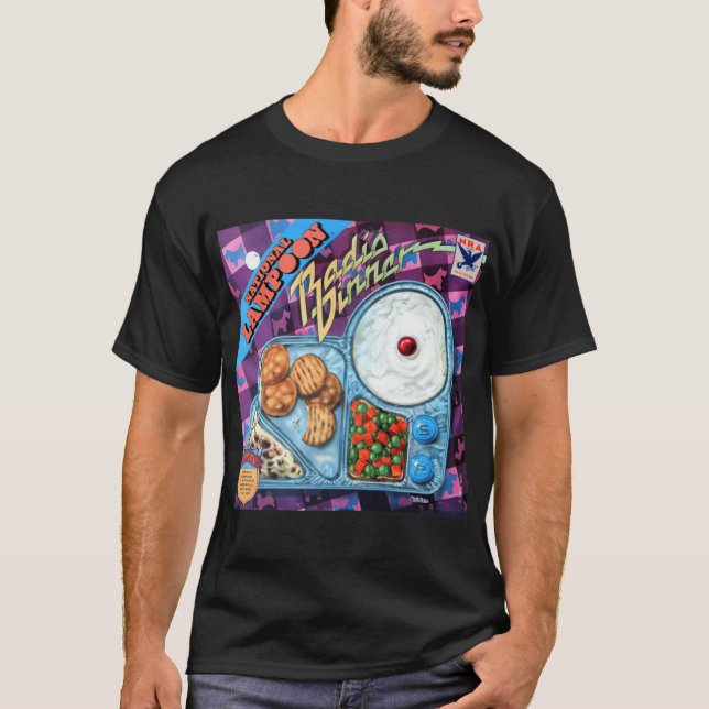 Camiseta National Lampoon Radio Dinner Cover girl (Frente)