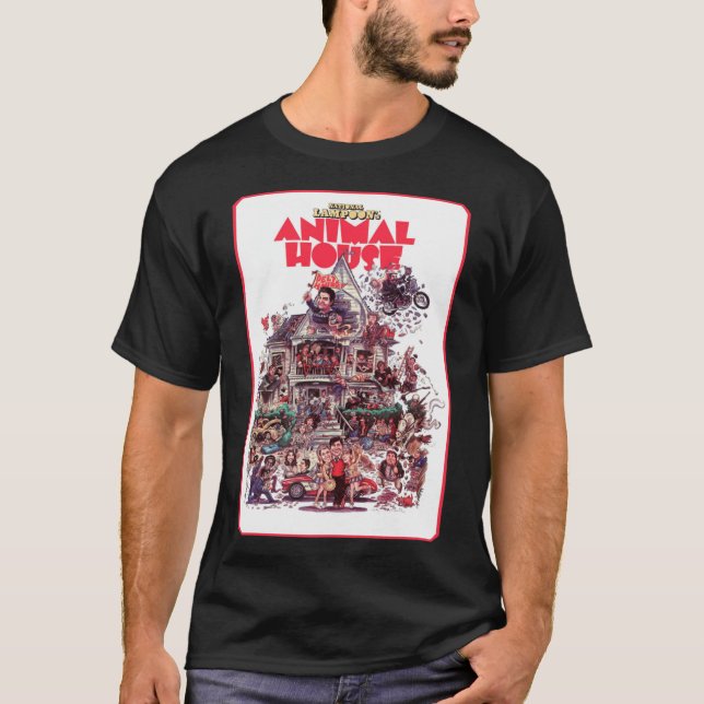 Camiseta National Lampoons Animal House Cover retro (Frente)