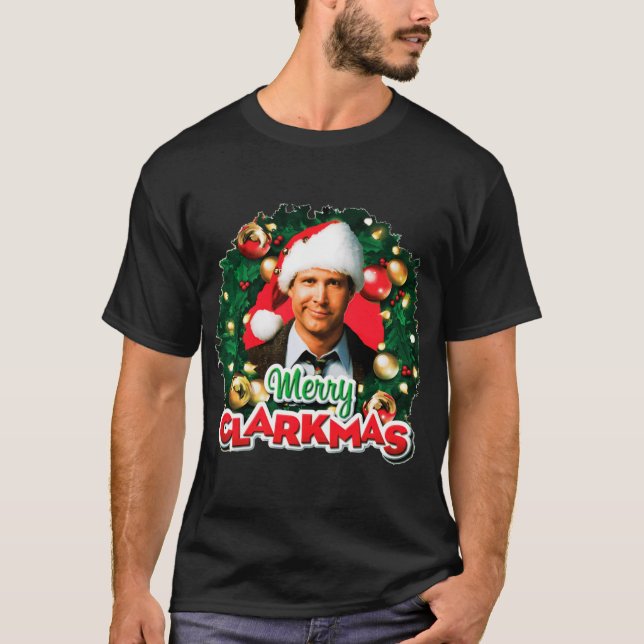 Camiseta National Lampoons Christmas Vacation  Griswold fam (Frente)