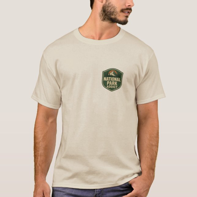 Camiseta National Park Addict Premium  (Frente)