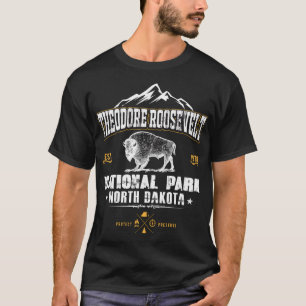 Camiseta National Park Theodore Roosevelt Dakota do Norte