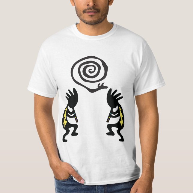 Camiseta Native American Cobra Music Kokopelli T-Shirt (Frente)