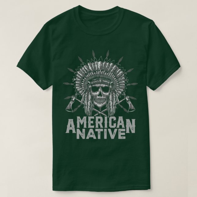 Camiseta Native American Cote Native (Frente do Design)