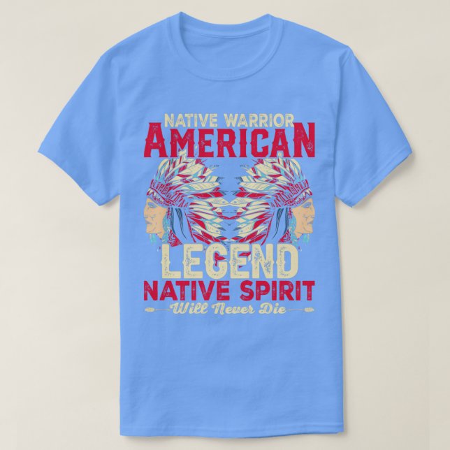 Camiseta Native American Cote Native Warrior American (Frente do Design)