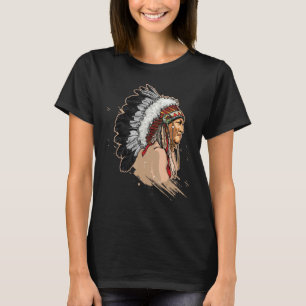 Camiseta Native American Indian Headdress