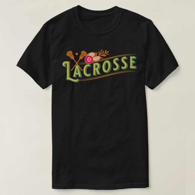 Camiseta Native American Lacrosse - Jogo Lacrosse ilimitado (Frente do Design)