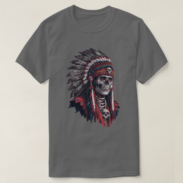 Camiseta Native American Shaman (Frente do Design)