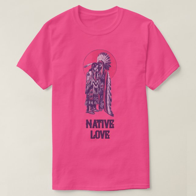 Camiseta native american sioux sitting bull  (Frente do Design)