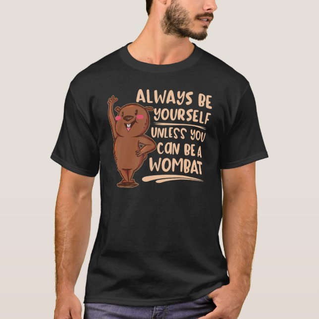 Camiseta Native Australian Animal Cute Wombat (Frente)