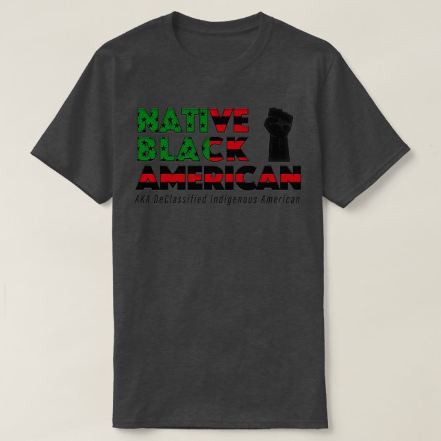 Camiseta Native Black American (Frente do Design)