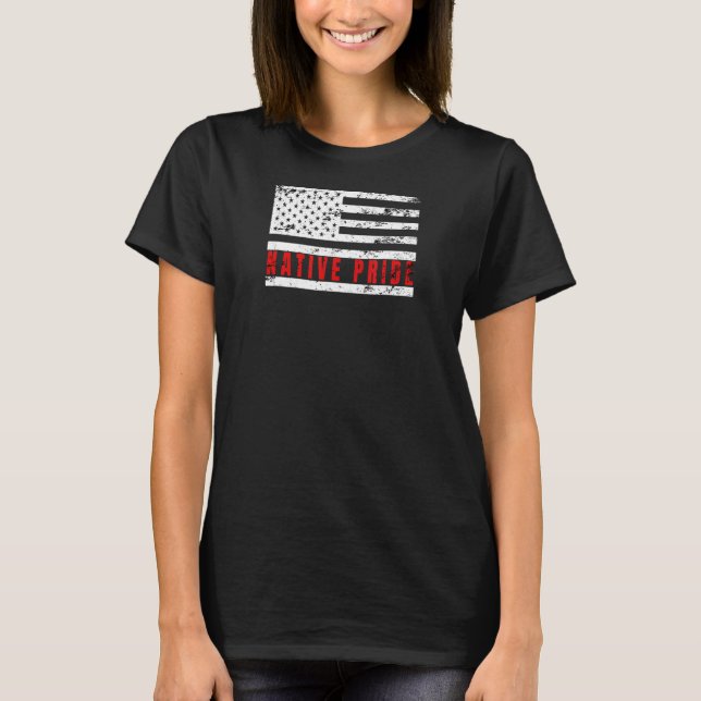 Camiseta Native Pride Native American Indígenas PePeople Da (Frente)