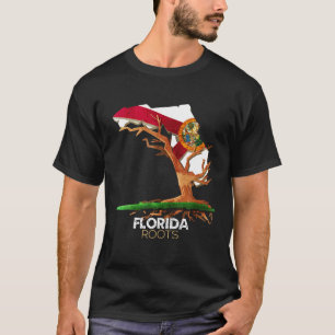 Camiseta Native Root Land Florida Estado dos EUA Hometown T