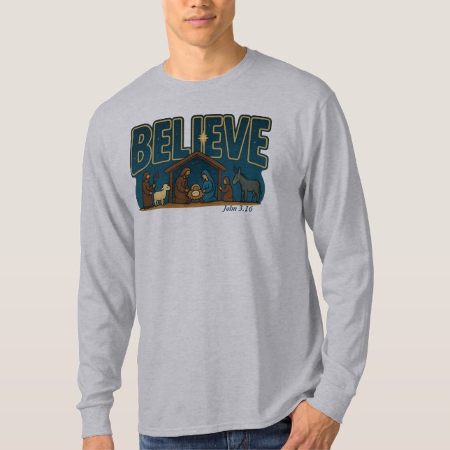 Camiseta Natividade Acredite (Frente)