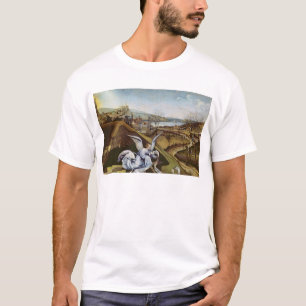 Camiseta Natividade, detalhe da paisagem