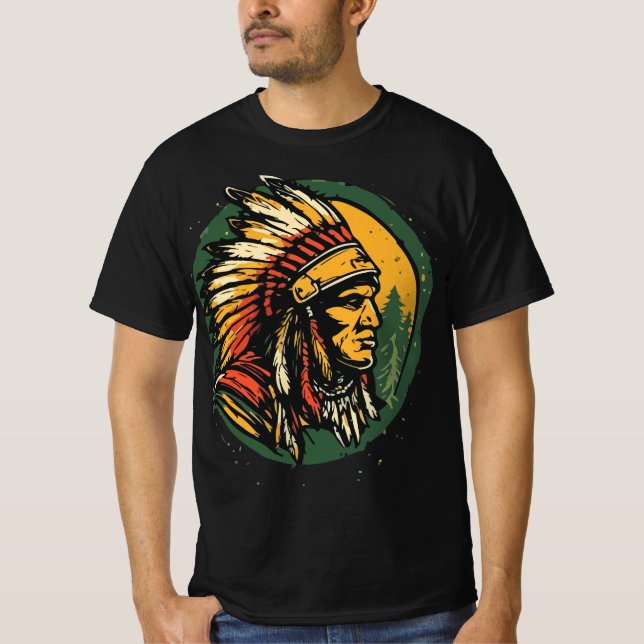 Camiseta Nativo americano (Frente)