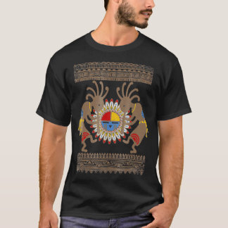 Camiseta Nativo americano Kachina Kokopelli Musicanos 2