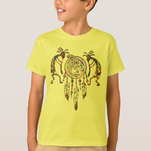 Camiseta Nativo americano Kokopelli Whale Dreamcatcher 2