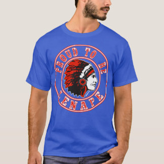 Camiseta Nativo americano orgulhoso de ser Lenape 