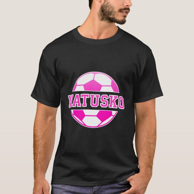 Camiseta Natsuko Soccer Toca Futebol Futebol Fan Balls (Frente)