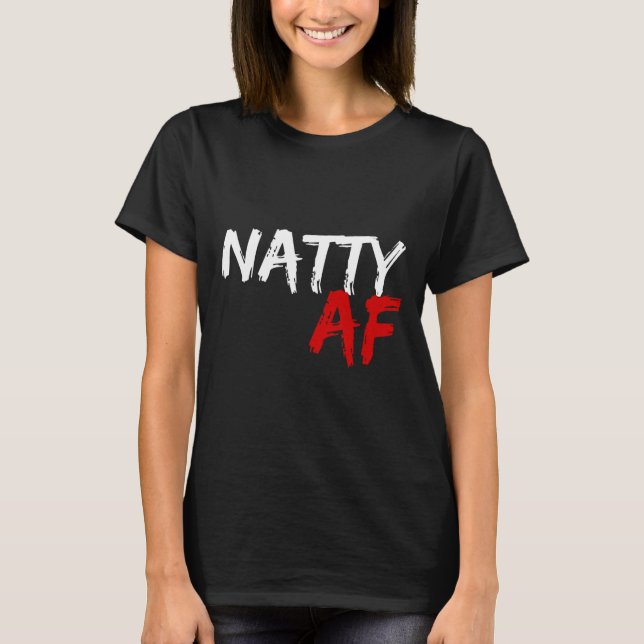 Camiseta Natty Af Funny Bodybuilder Bodybuilding Workout Gy (Frente)