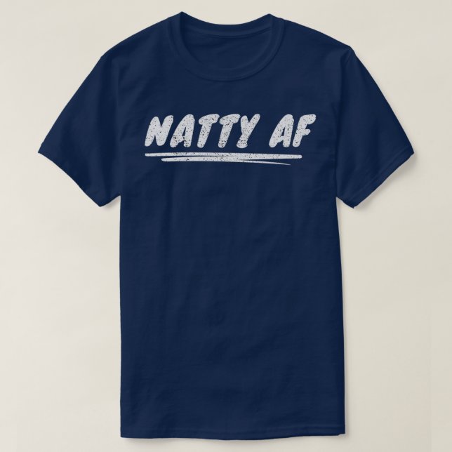 Camiseta Natty AF Natural Bodybuilding Malhação White (Frente do Design)