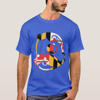 Camiseta Natty Boh Bandeira de Maryland