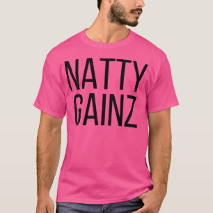 Camiseta Natty Gainz Steroid Free Gym E Bodbuilding