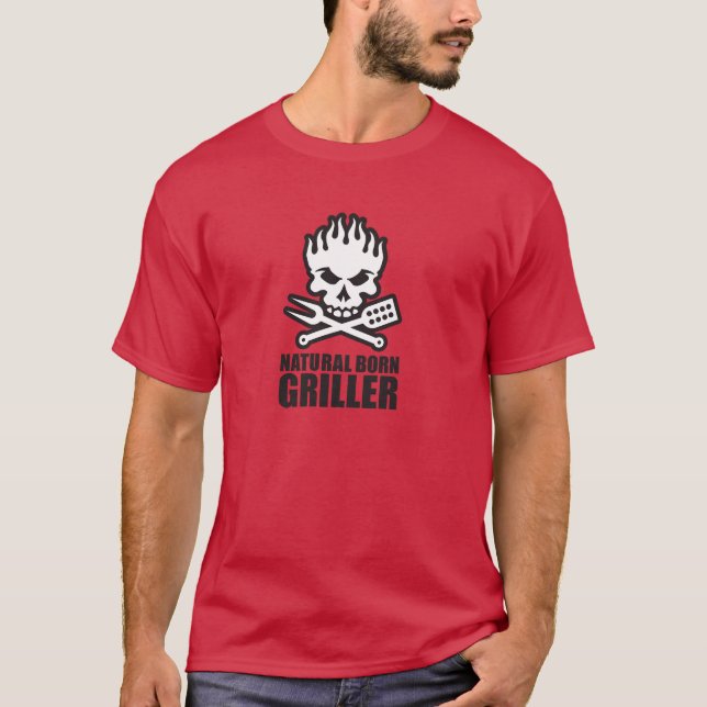 Camiseta Natural born griller (Frente)