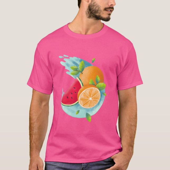Camiseta Natural food girl (Frente)