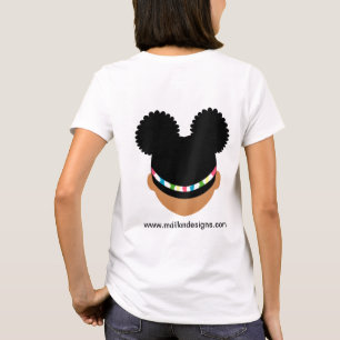 Camiseta Natural mim T Dianteiro-n-Para trás