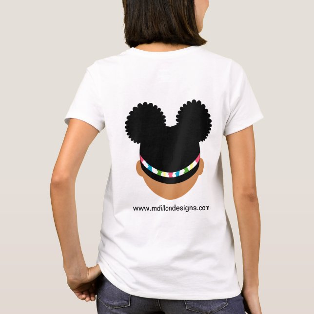 Camiseta Natural mim T Dianteiro-n-Para trás (Verso)