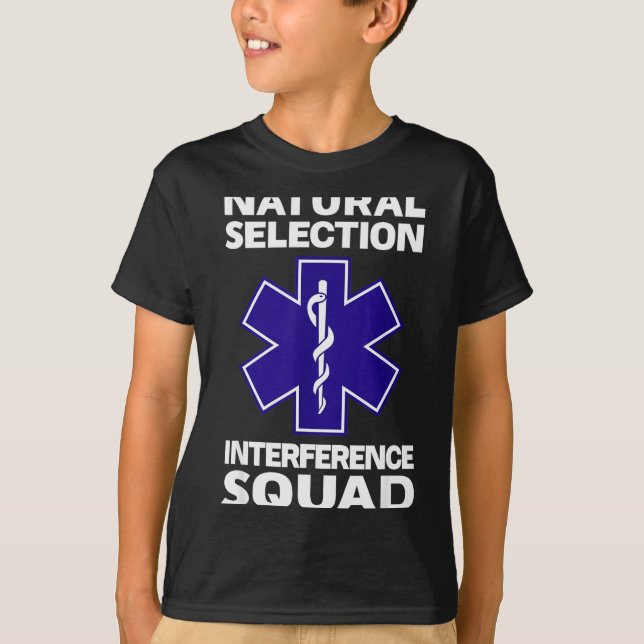 Camiseta Natural Selection Interference Squad Paramedic Fun (Frente)