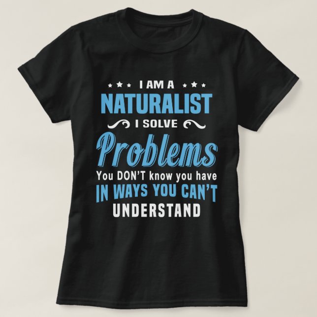 Camiseta Naturalista (Frente do Design)