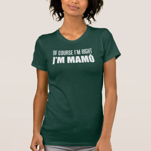 Camiseta Naturalmente eu sou direito que eu sou Mamo (NA