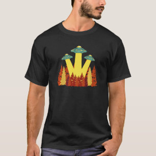 Camiseta Nature Alienígena Abdução de OVNIs Extraterrestre