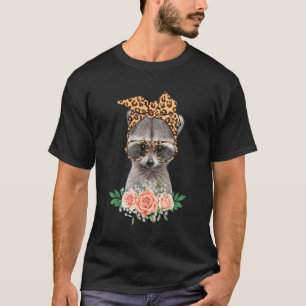 Camiseta Nature Animais Selvagens Pun Roedor Legal Guaxinim