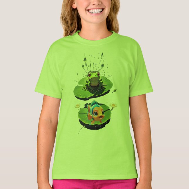 Camiseta Nature Animation Graphic Art (Frente)