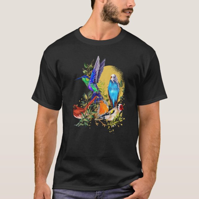 Camiseta Nature Bird Animal  Birdwatching Fullmoon Bird (Frente)