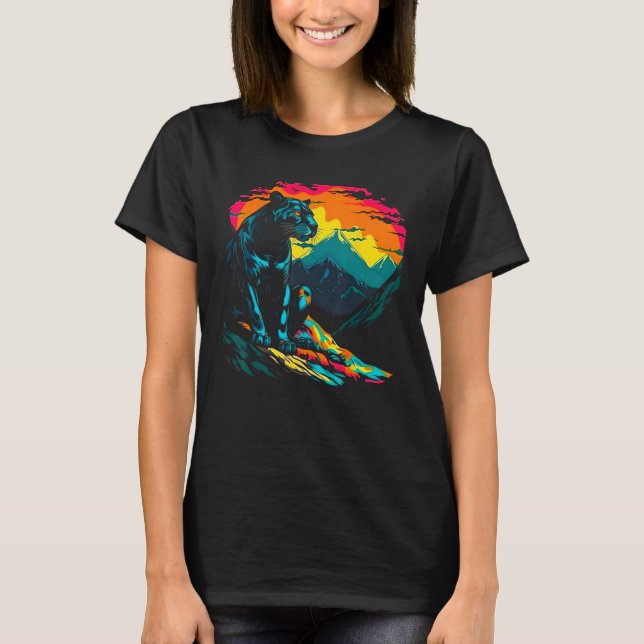 Camiseta Nature Black Panther (Frente)