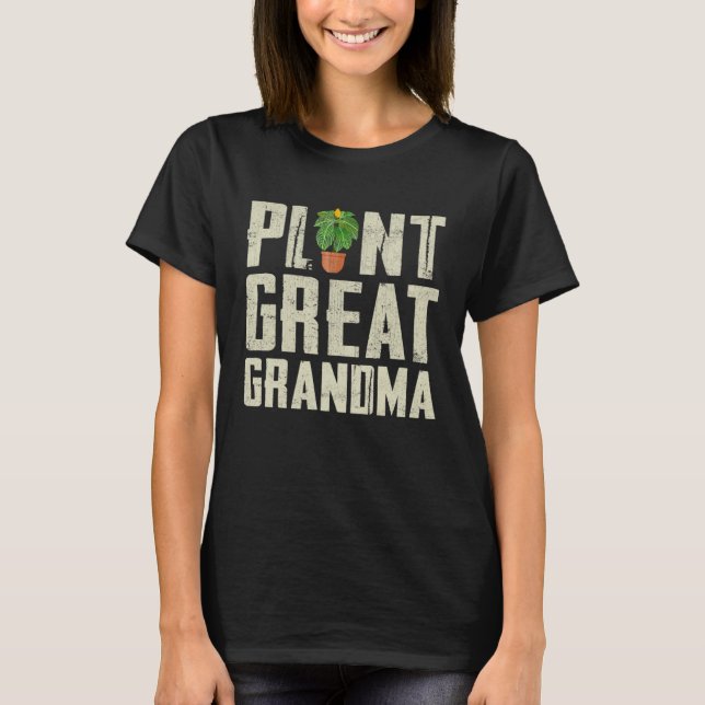 Camiseta Nature Botanical Gardener Plant Great Grandma Gard (Frente)