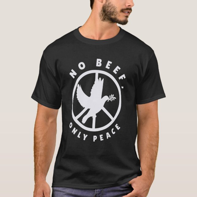Camiseta Nature Fan Peace Sign Dove Nature Positivity Bird (Frente)