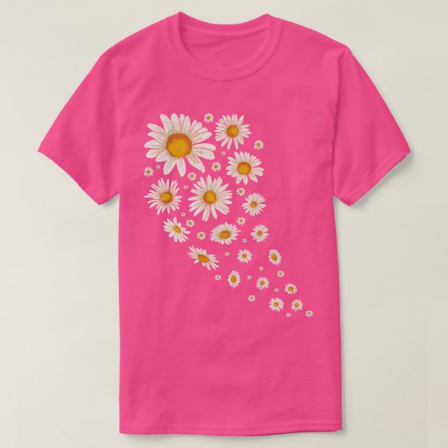 Camiseta Nature Floral Gardener Daisy Lover Daisy Flower (Frente do Design)