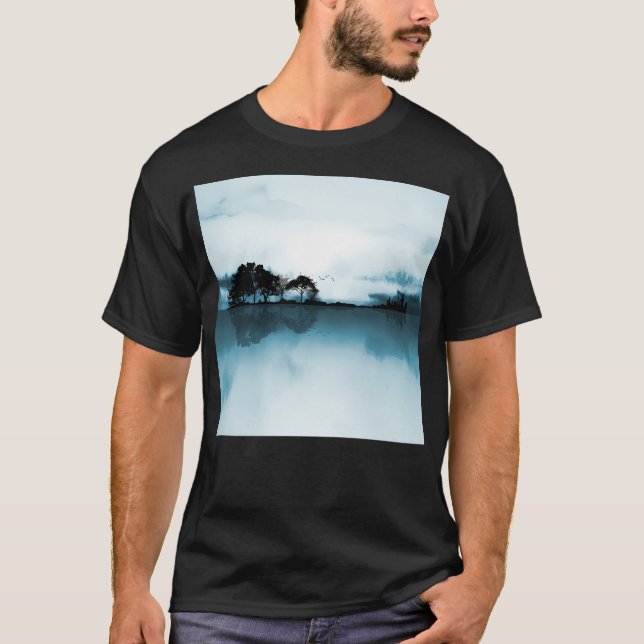 Camiseta Nature Guitar Blues (Frente)