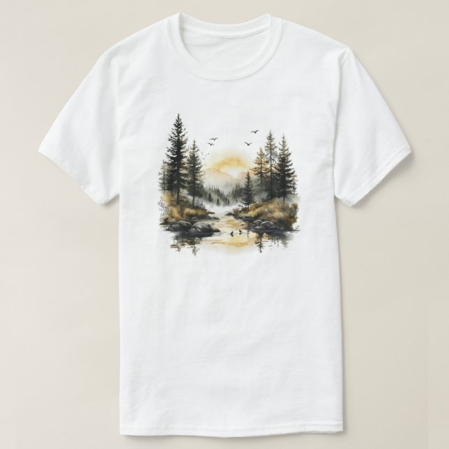 Camiseta Nature Is Calling T-Shirt (Frente do Design)