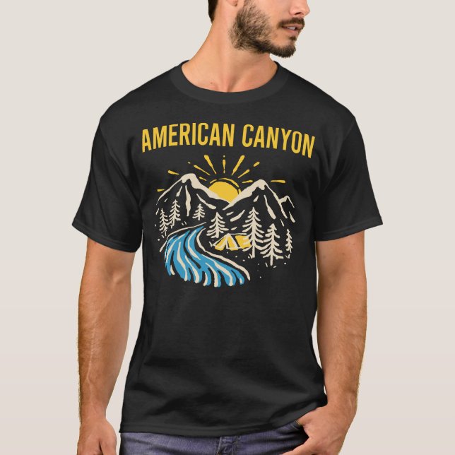 Camiseta Nature Landscape American Canyon (Frente)