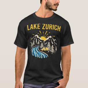 Camiseta Nature Landscape Lake Zurich