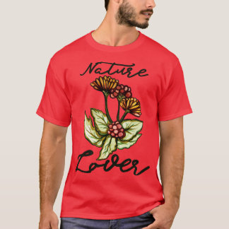Camiseta Nature Lover Flores Selvagens